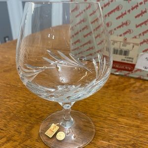 Nachtman German Crystal Weinbrand Diablo #191 Brandy Snifter 24%Bleikrystall NWT